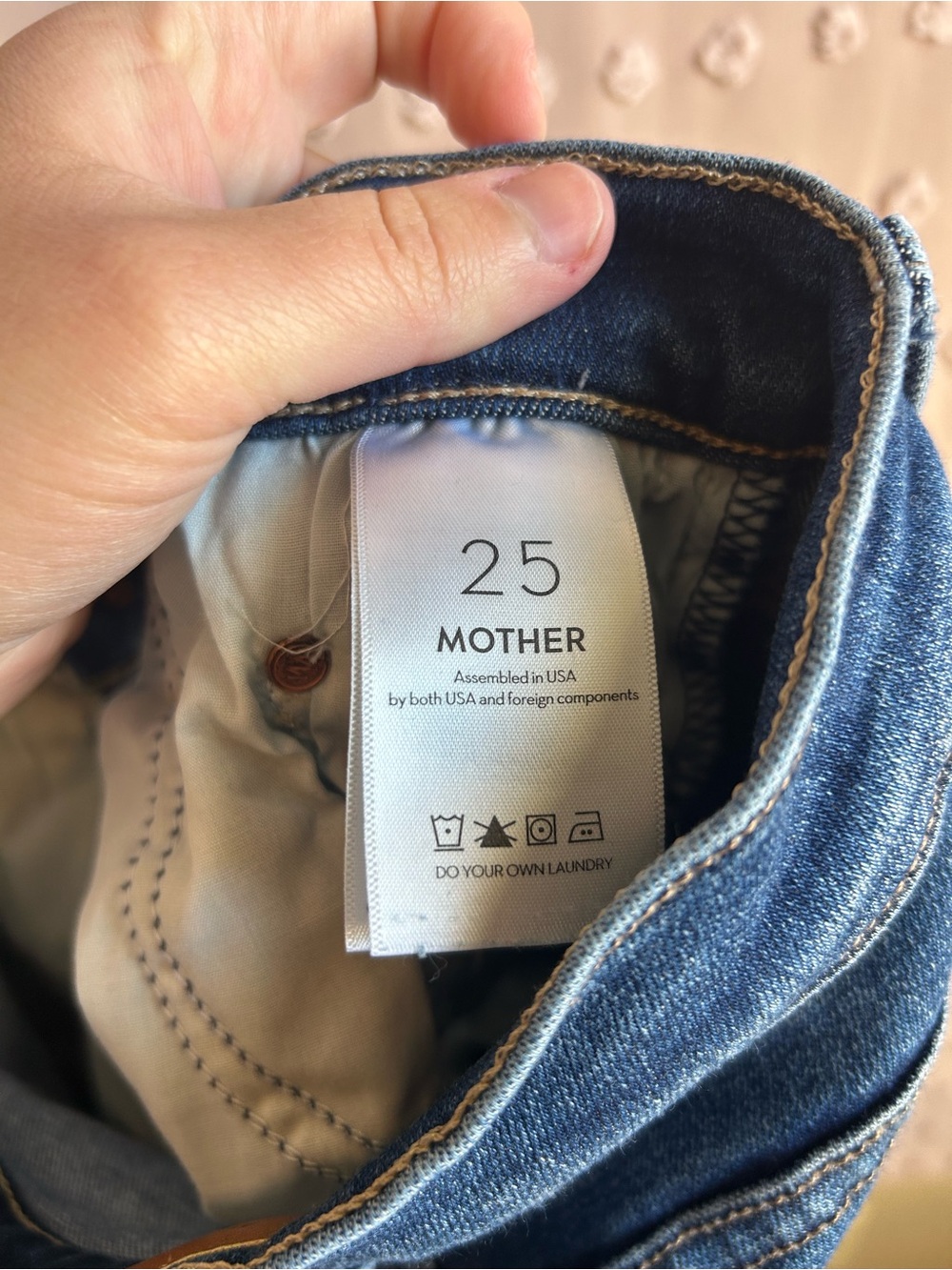Mother The Tripper‎ Ankle Fray Change is in the Air Sz 25 Medium Wash - Picture 6 of 10